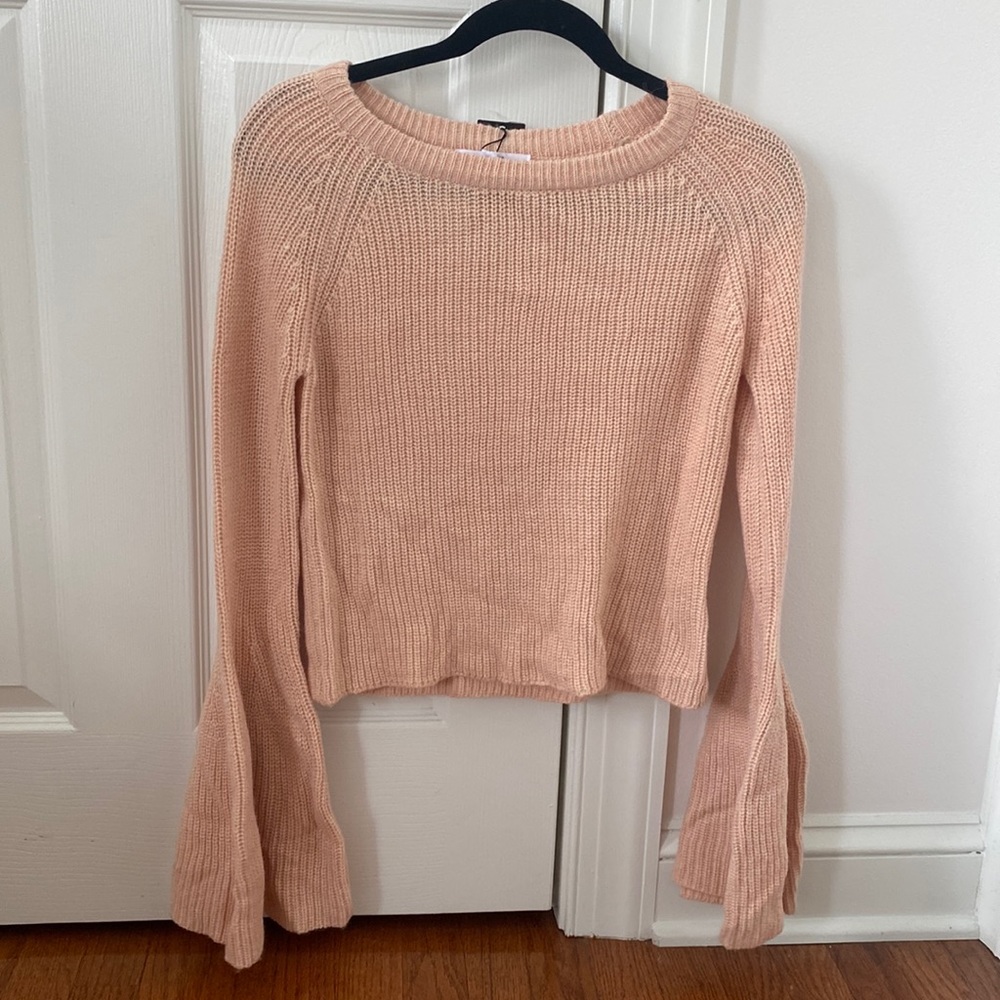 NWOT JACK by BB Dakota pink bell sleeve sweater